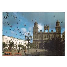 CATEDRAL, LAS PALMAS DE GRAN CANARIA, SPAIN unused vintage postcard #
