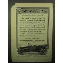 1913 Stevens-Duryea C-Six Seven Passenger Car Ad