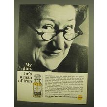 1965 One-A-Day Vitamins Ad - My Jim, He's Man of Iron