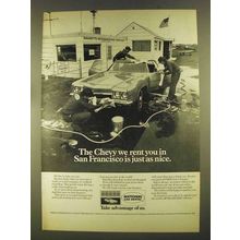 1972 National Car Rental AD - The Chevy We Rent You