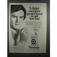 1979 Vantage Cigarette Ad - Didn't Sacrifice Flavor