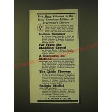 1951 E.P Dutton & Co. Ad - Five more volumes