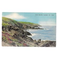 FIVE POINTS CLODGY, ST. IVES .CORNWALL .used postcard 1959 postmark Valentine =