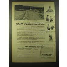 1956 National Rifle Association Ad - Today NRA is serving more sportsmen