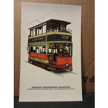 GLASGOW CORPORATION TRAMWAYS.. reproduction card no 20 TRAMCYCLOPEDIA set =