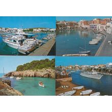 Menorca Fishing Boat 4x Spanish Postcard s