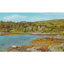 A Corner Of Glenborrowdale Ardnamurchan Aerial 1970s Scottish Postcard