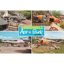 Cornwall Aero Park Sea Hawk Westland Whirlwind Widgeon Postcard