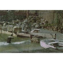 Seashore Walk Bird Farnham Surrey Birdworld Rare Metallic Postcard