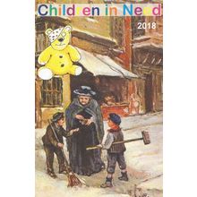 Children In Need Chimney Street Sweepers 2018 Rare Postcard