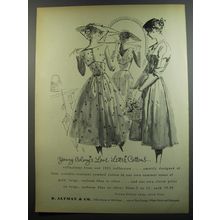 1953 B. Altman Dresses Advertisement - Young Colony's love letter cottons