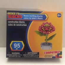 NEW Make It Blocks Round Flower Building Blocks - 95 pieces