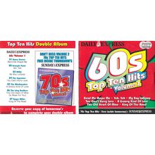 Top Ten Hits (Volume 1 & 2) : Double Promotionanal CD from the Daily Express