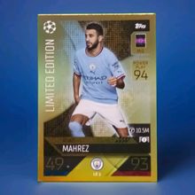 Match Attax 2022 2023 RIYAD MAHREZ #LE3 Manchester City Limited Edition