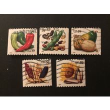 ICOLLECTZONE US 4003-4007 VF used. Attractive with light cancel
