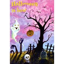 Halloween Is Here! - Halloween Greeting Card - 03486