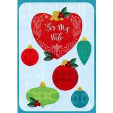 For My Wife - CHRISTMAS GREETING CARD - 23831