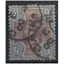 1887 SG209 9d Purple & Blue Fine Used..
