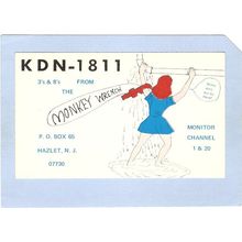 New Jersey Hazlet QSL Card The Monkey Wrench PO Box 65 ~1529