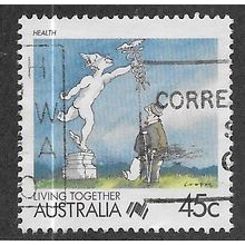 AUS 1988 45c 'LIVING TOGETHER - HEALTH' FINE USED (EBID67-187)