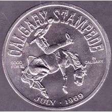 1969 Canada Token $1 Calgara Stampede