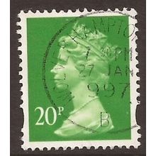 Y1680 - 20p Bright green(Centre Band), Fine Used Stamp. #7