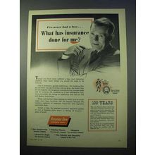 1953 America Fore Insurance Ad - What Has Done For Me?