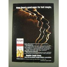 1982 Parke-Davis Benylin Cough Syrup Ad - Good News