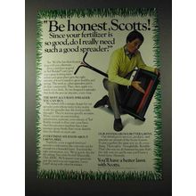 1982 Scotts Turf Builder, Spreader Ad - Be Honest