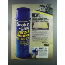 1982 Scotch-Gard Carpet Cleaner + Protector Ad