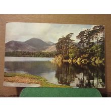 FRIARS CRAG and DERWENTWATER. KESWICK used postcard by Jarrold. 1965 pm =