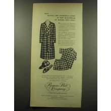1949 Rogers Peet Beachwear Advertisement - Silk woven like homespun-linen