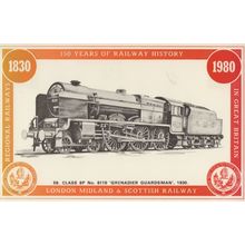 Grenadier Guardsman Class 6P 6110 Train LM&SR Postcard