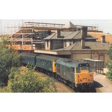Class 31 Push Pull Train Failed DMJ Sudbury 1980s Railway Postcard