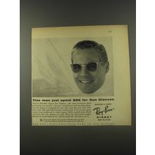 1956 Ray-Ban Signet Sun Glasses Advertisement - This man just spent $25