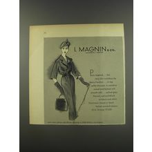 1956 I. Magnin & Co. Coatdress by Harry Frechtel Advertisement - Paris Inspired