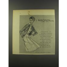 1956 I. Magnin & Co. Vin Draddy Golfer Advertisement - Now it's sweatered