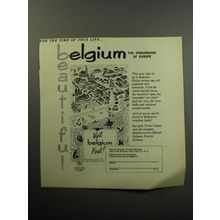 1957 Belgium Tourism Ad - For the time of your life