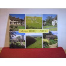 multiview, AROUND DORCHESTER, Dorset unused postcard. by J. Salmon =
