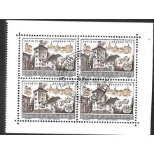 1956 Michel 788 - canceled - Block of 4 from Booklet