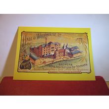 HALL & WOODHOUSE Ltd of BLANDFORD Brewers, Bottlers unused repro postcard =