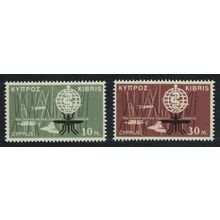 Cyprus Medicine Malaria Eradication 2v 1962 MNH SG#209-210
