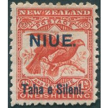 Niue 1903 1s bright red SG16 unused