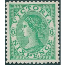 Victoria 1901 6d emerald SG380 unused
