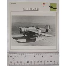 Liore et Olivier H-43 - France - Seaplane - Collectors Club Card