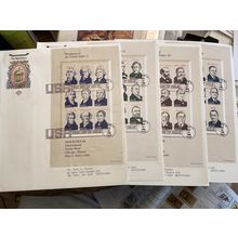 ICOLLECTZONE US 2216-19 Presidents SheetsFirst Day Cancel FDC HF (A800)