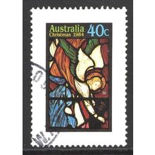 AUSTRALIA 1984: CHRISTMAS - STAINED GLASS WINDOWS - 40c USED (G7)