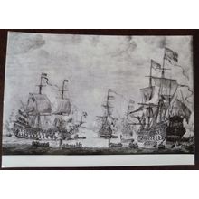 Art Willem van de Velde the Elder De Zeven Provinc Postcard drawing Rijksmuseum