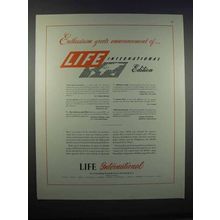 1946 Life International Edition Magazine Ad, Enthusiasm