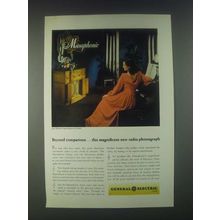 1946 General Electric Musaphonic Radio-Phonograph Ad - Beyond Comparison